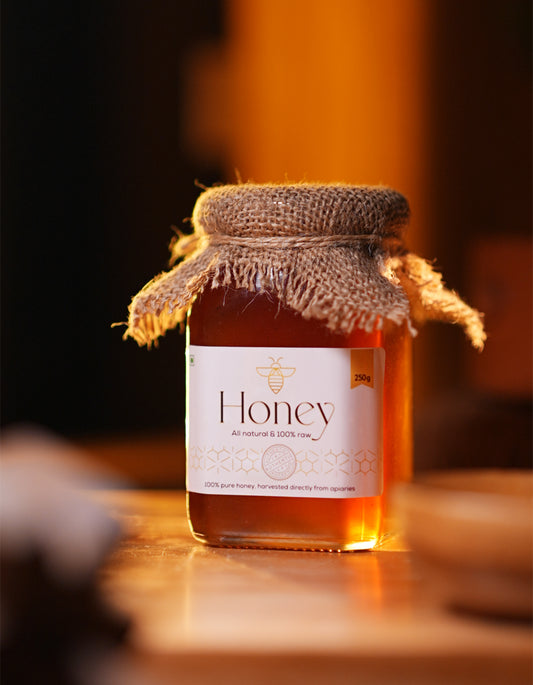 100% Natural Raw Honey | Pure & Unprocessed - 250g